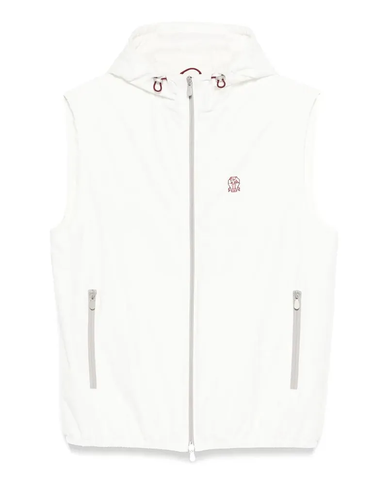 Brunello Cucinelli Daunenjacke - Creme Creme