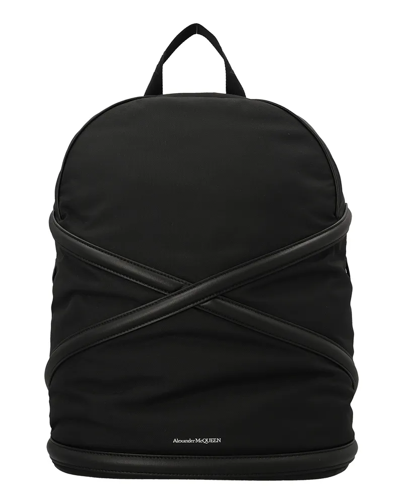 Alexander McQueen Rucksack - Schwarz 
