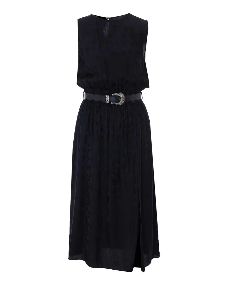 Pinko Knielanges Kleid - Schwarz Schwarz