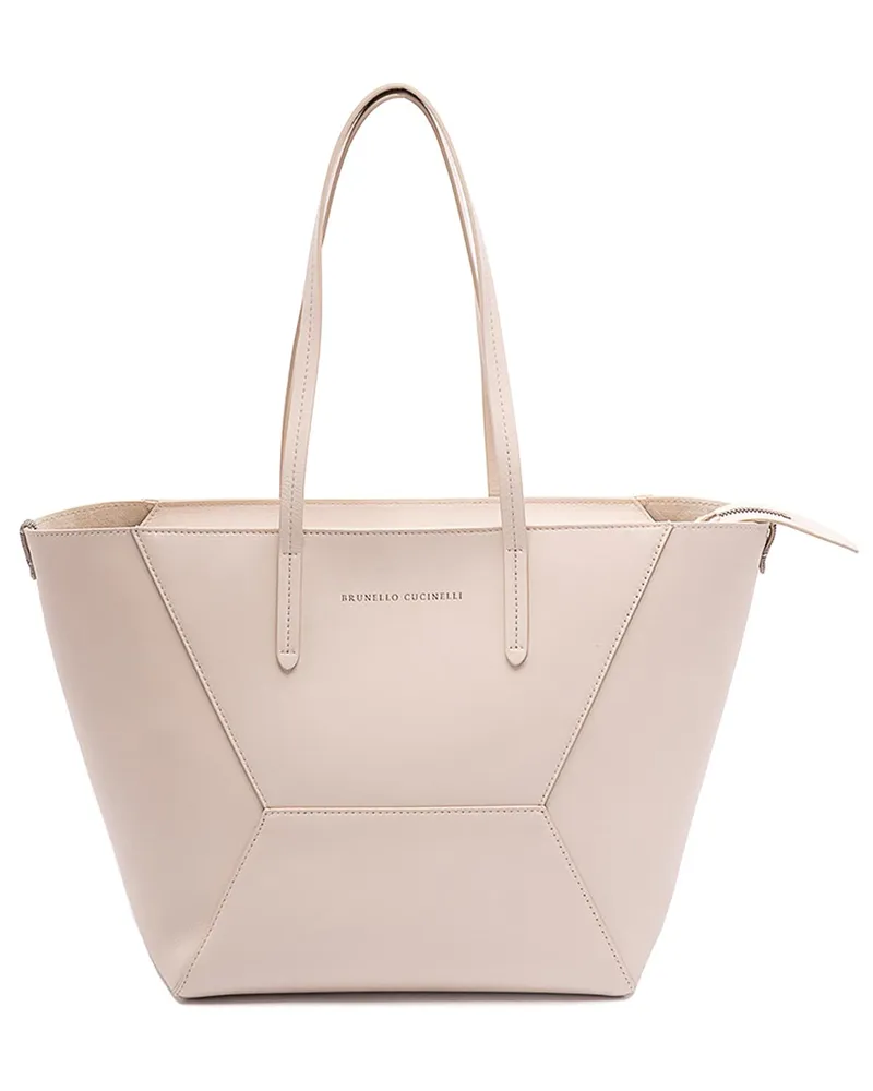 Brunello Cucinelli Shopper - Weiß Weiß