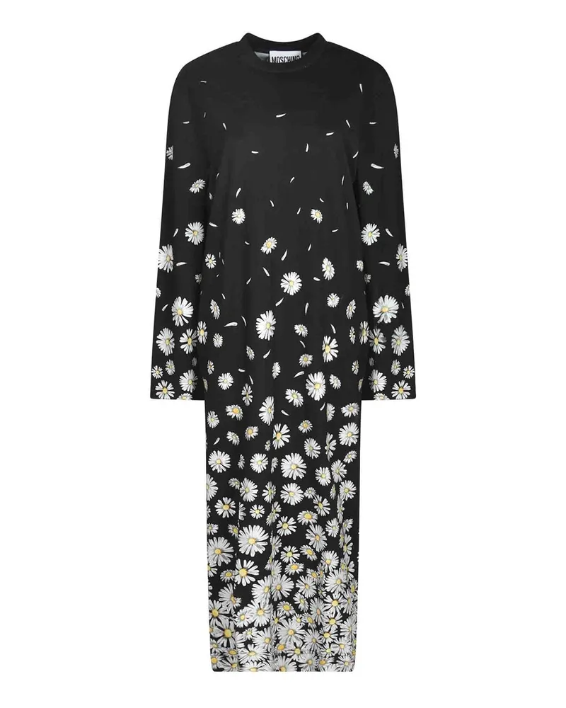 Moschino Maxikleid - Schwarz Schwarz