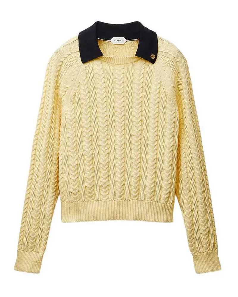 Versace Rollkragenpullover - Gelb Gelb