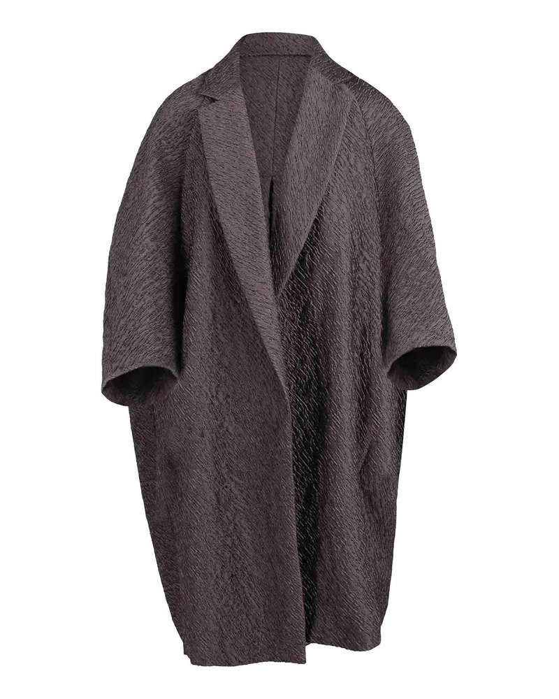 Max Mara Langer Mantel - Grau Grau