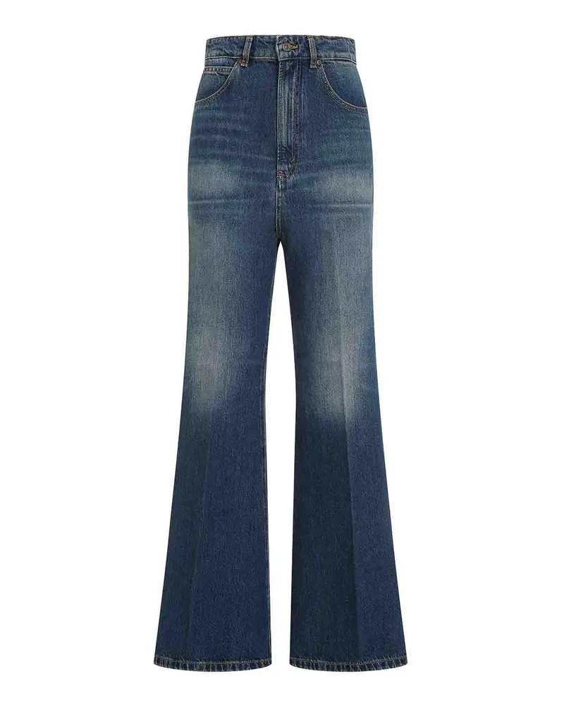 Victoria Beckham Bootcut Jeans - Jeansblau Jeansblau