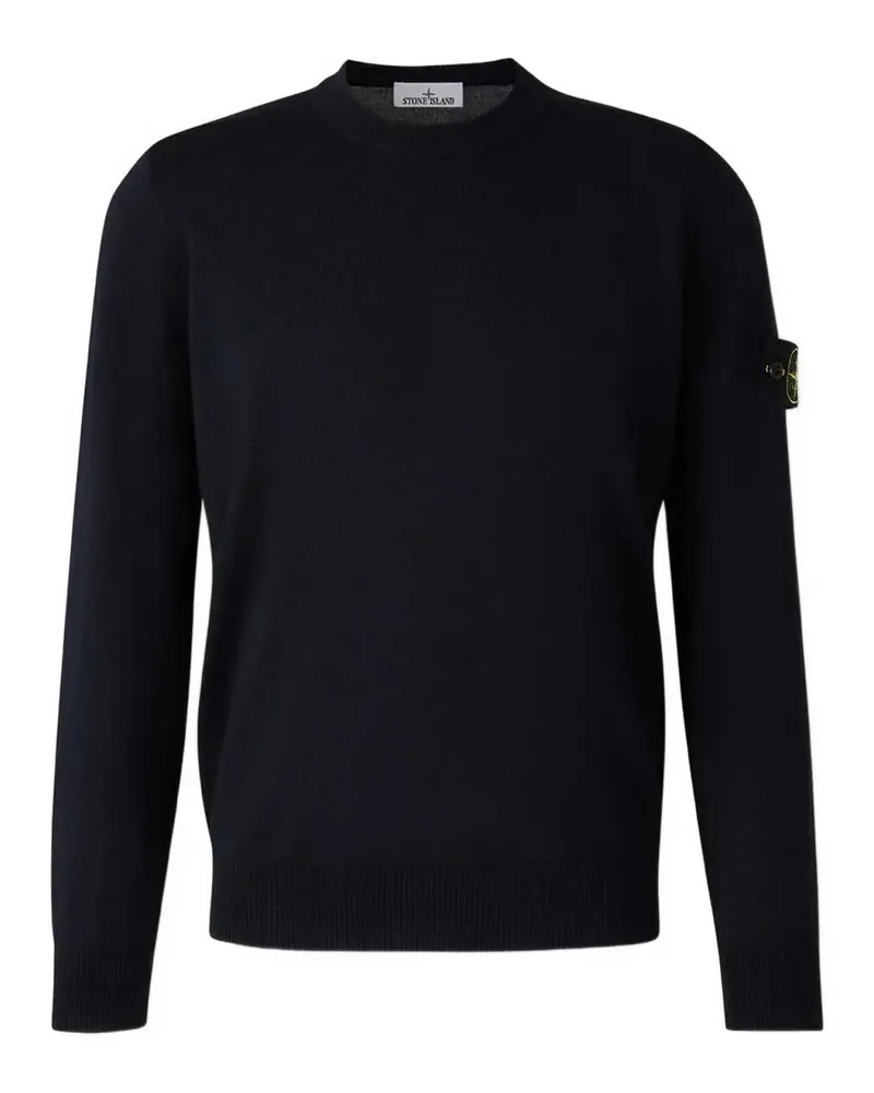 Stone Island Rundhalspullover - Dunkelblau Dunkelblau