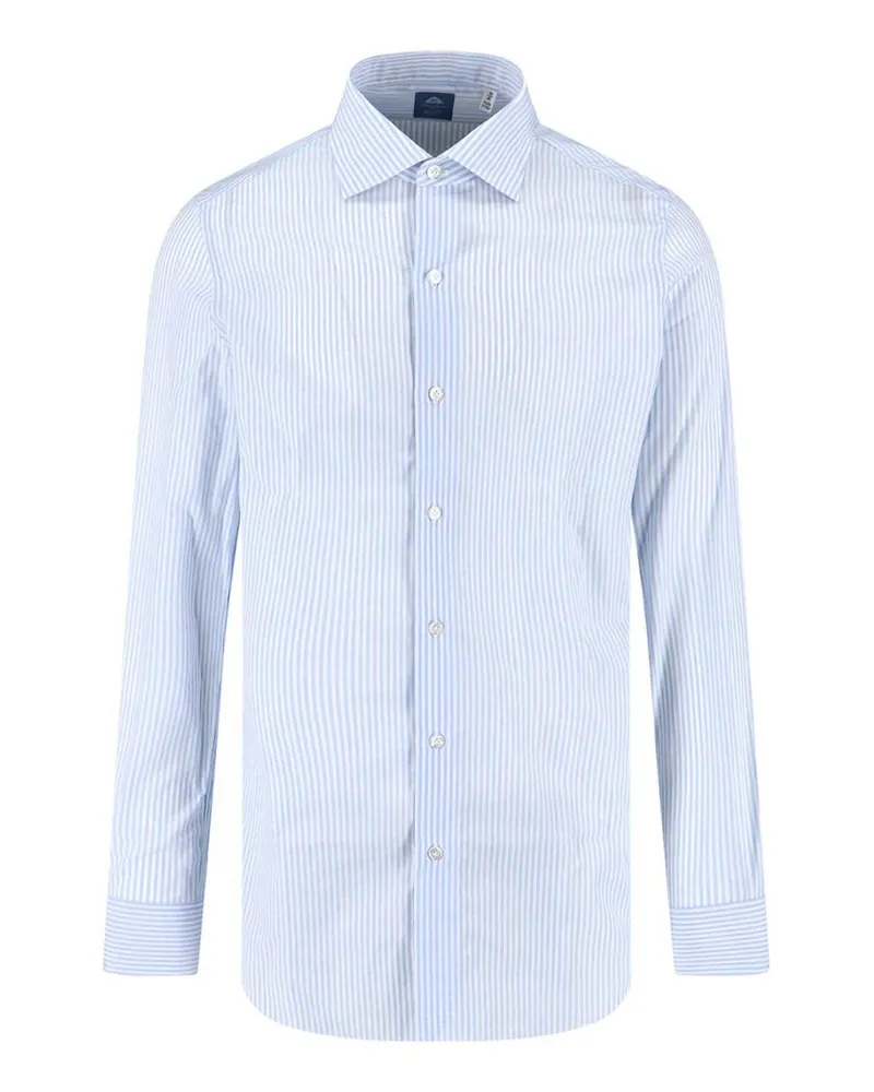 Finamore 1925 Hemd - Blau Blau