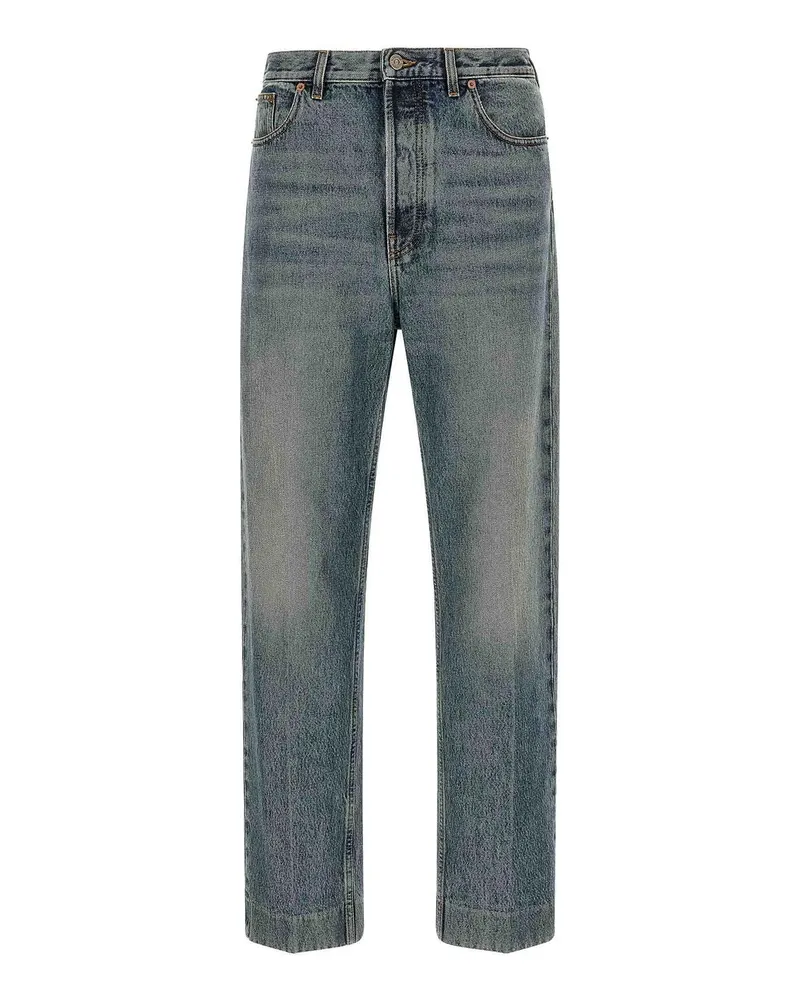 Valentino Garavani Straight Leg Jeans - Blau Blau