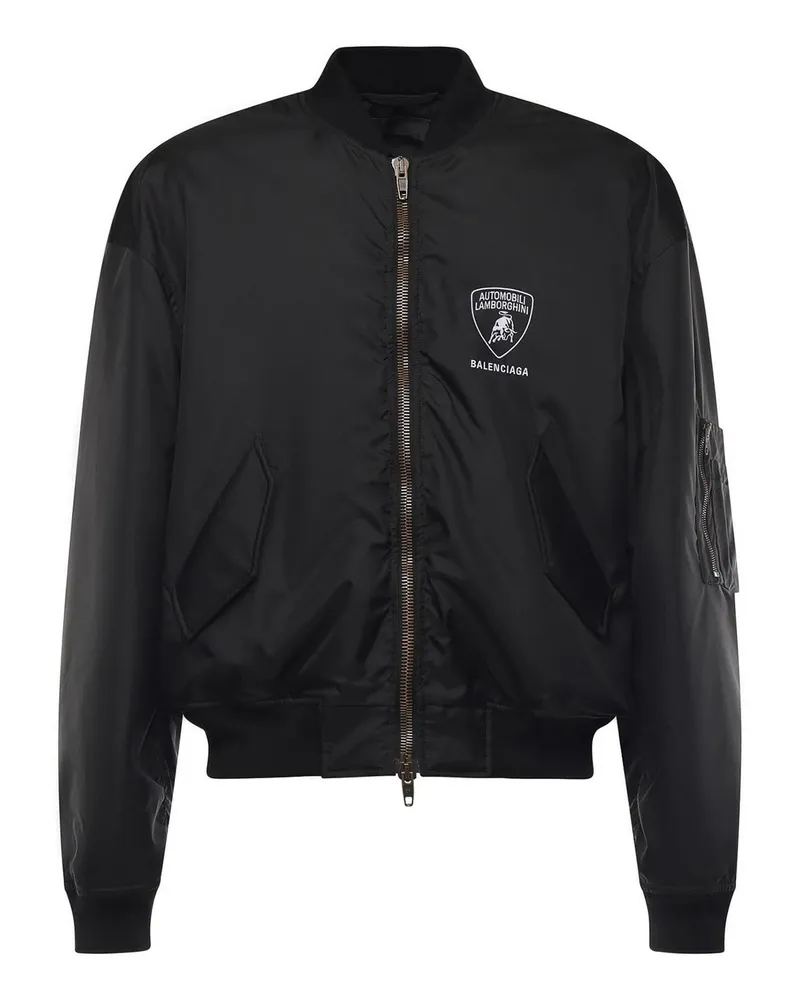 Balenciaga Bomberjacke - Schwarz Schwarz
