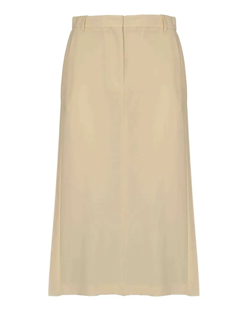 Semicouture Midirock - Weiß Weiß