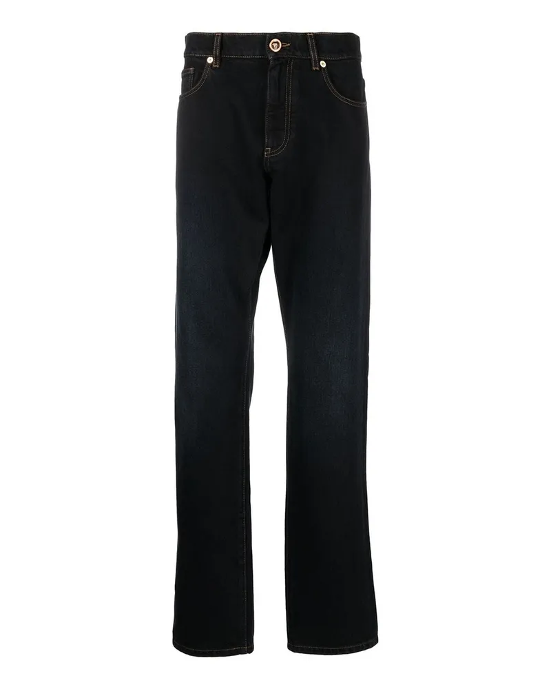 Versace Straight Leg Jeans Dunkles