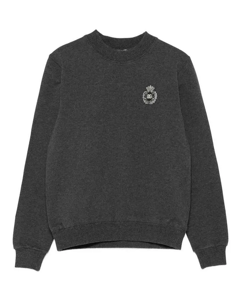 Dolce & Gabbana Rundhalspullover - Grau Grau