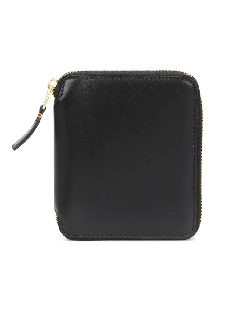 Comme des Garçons Super Fluo zip around wallet Schwarz