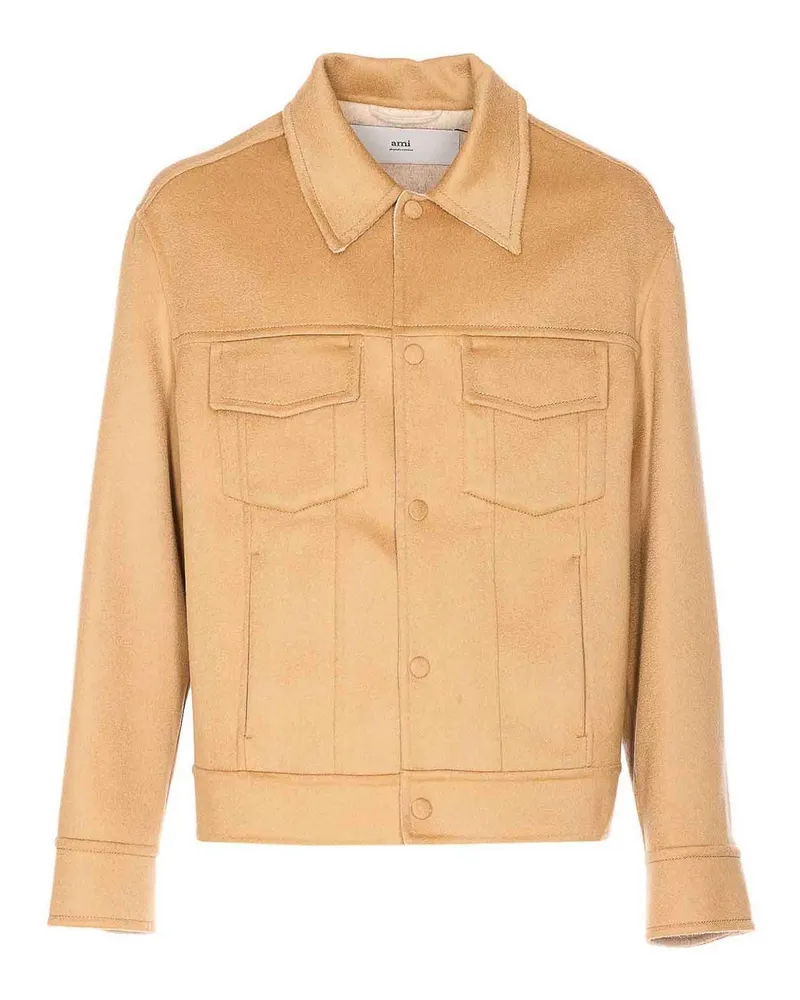AMI Paris Casualjacke - Beige Beige