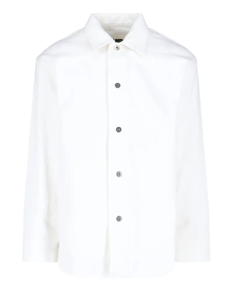 Jil Sander Jeansjacke - Weiß Weiß