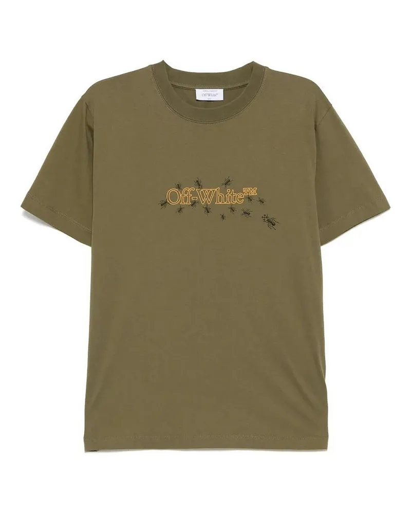 OFF-WHITE Rundhalspullover - Gelb Gelb