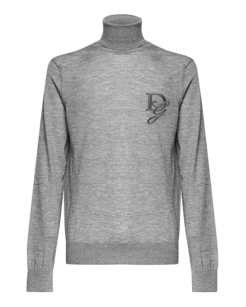 Dolce & Gabbana Rundhalspullover - Grau Grau