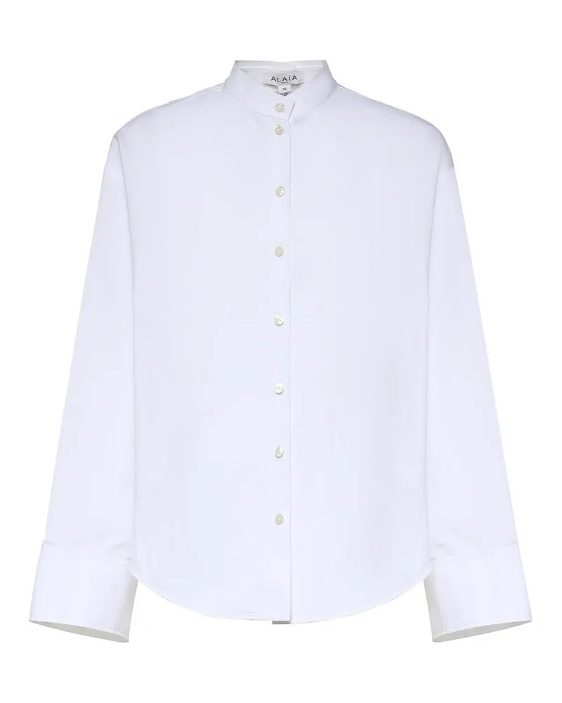 Alaïa Hemd - Weiß Weiß