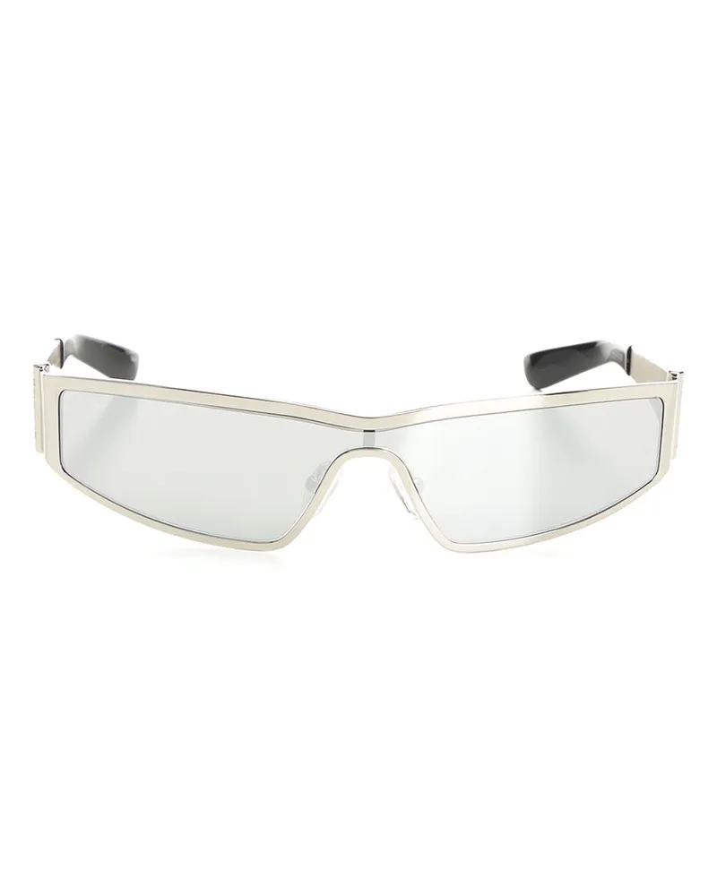 Alexander McQueen Sonnenbrille - Silber Silber