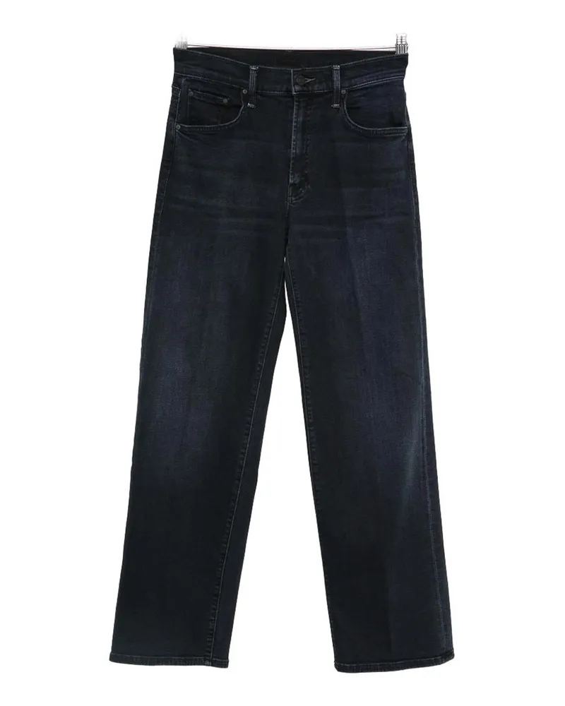 Mother Straight Leg Jeans - Schwarz Schwarz