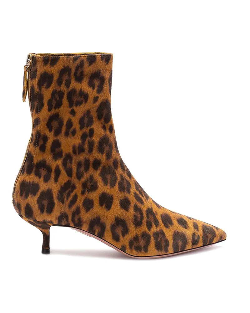 Aquazzura Stiefeletten - Camel Animal