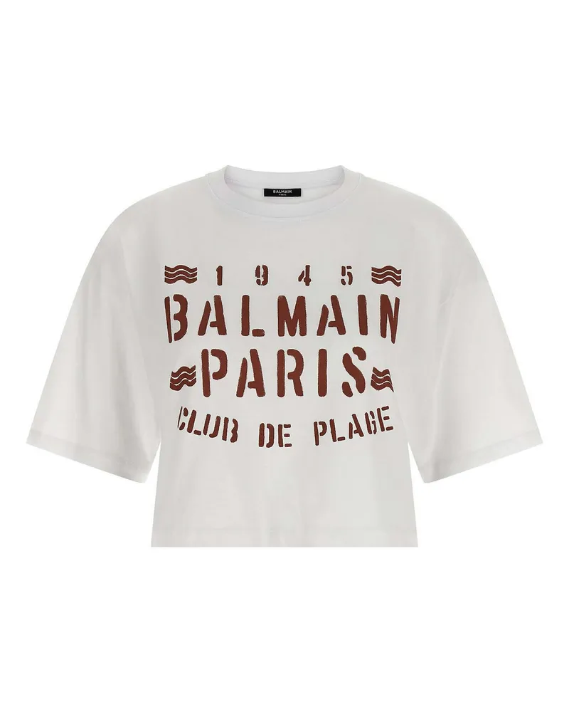 Balmain T-Shirt - Weiß Weiß
