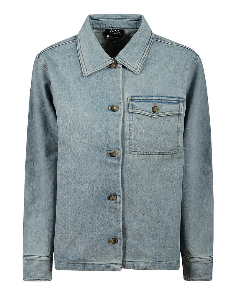 A.P.C. A. P.C. Weste - Jeansblau Jeansblau