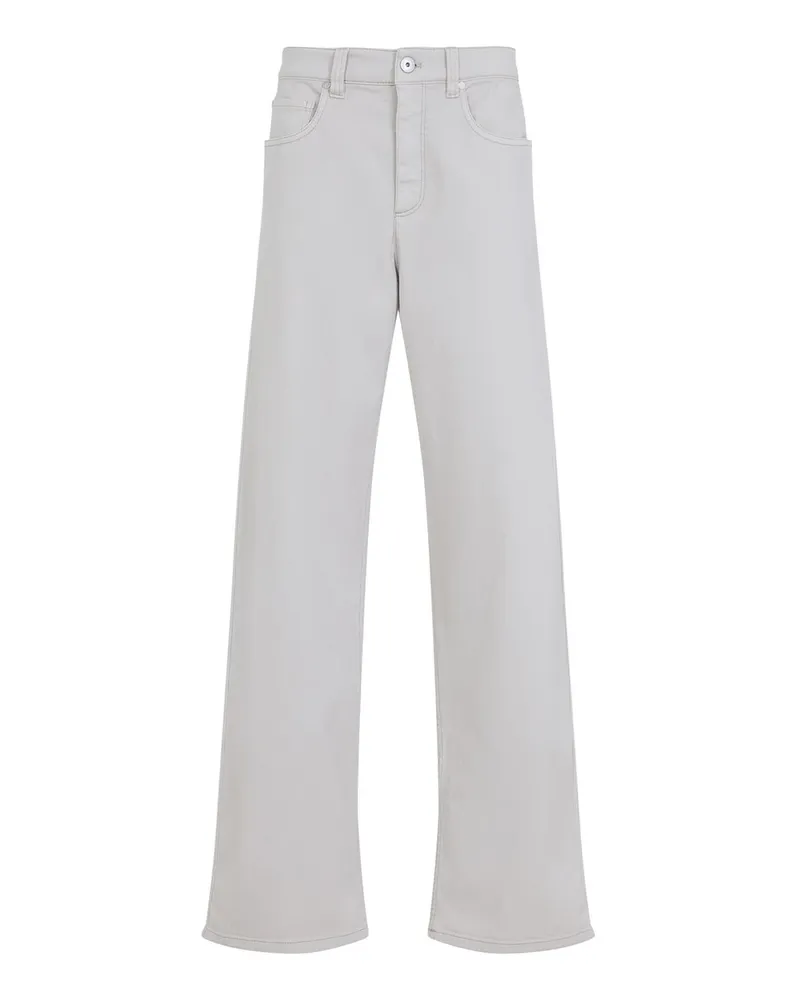 Brunello Cucinelli Bootcut Jeans - Weiß Weiß