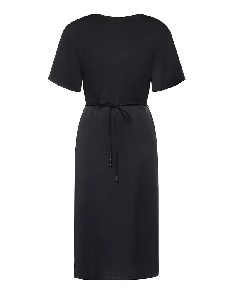 Herno Knielanges Kleid - Schwarz Schwarz