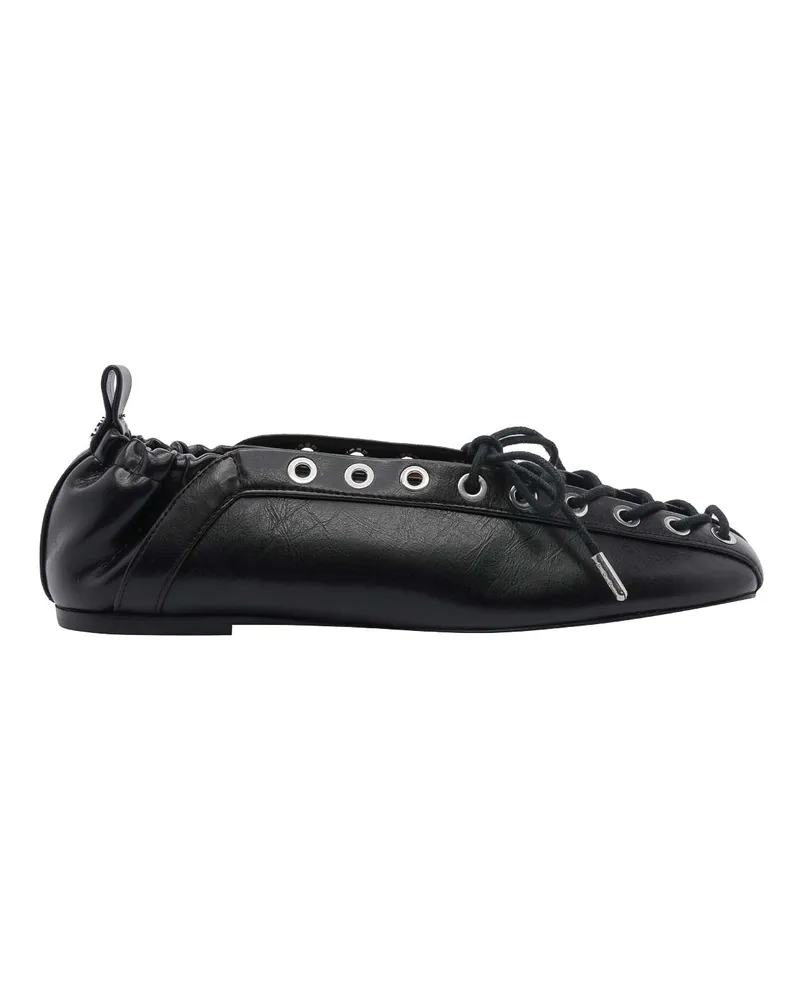 Ganni Ballerinas - Schwarz Schwarz