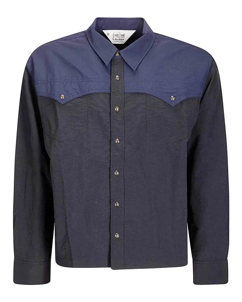 Brain Dead Hemd - Schwarz Schwarz