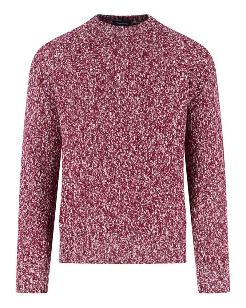 Drumohr  U-Boot-Pullover - Rot Rot