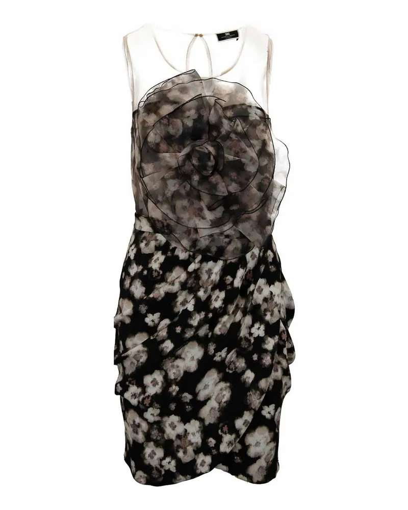 Elisabetta Franchi Knielanges Kleid - Schwarz Schwarz