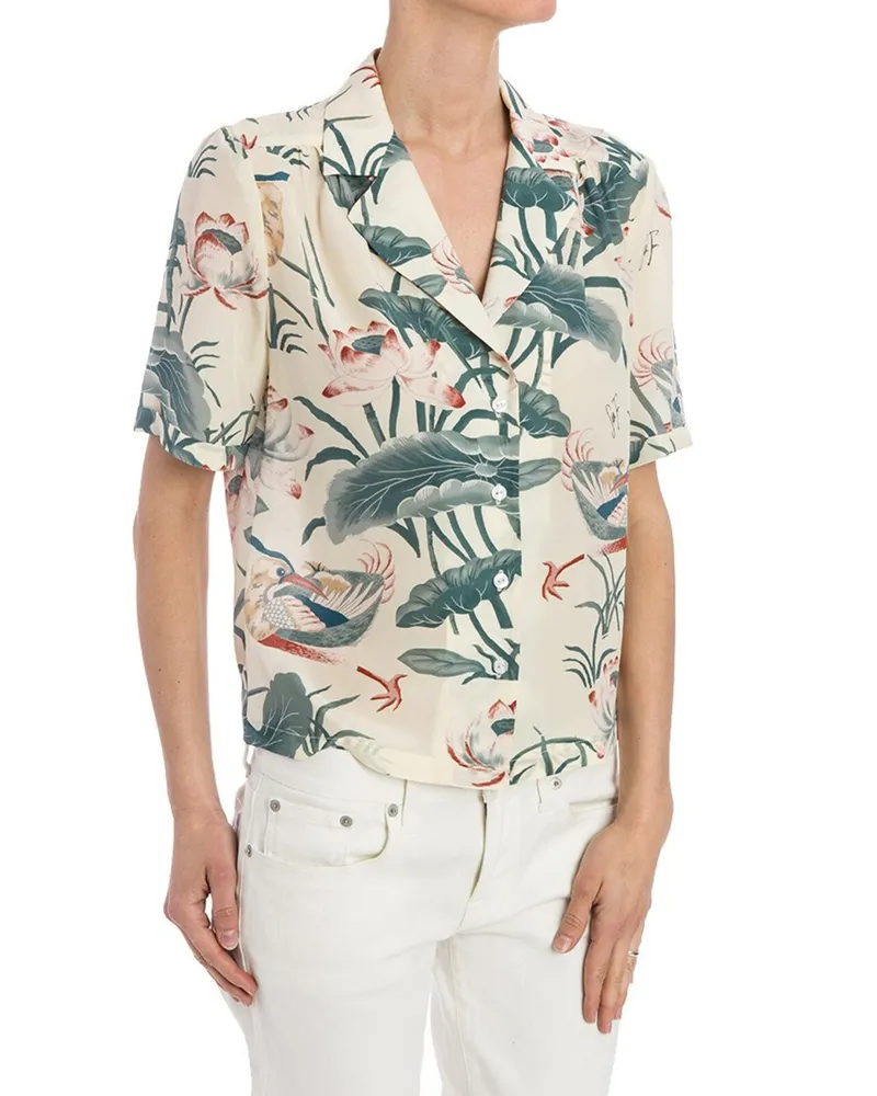 Stella Jean Hemd - Creme Creme