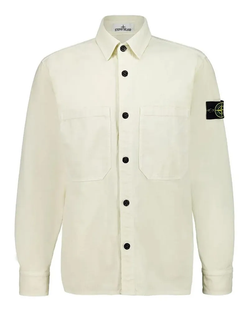 Stone Island Hemd - Weiß Weiß