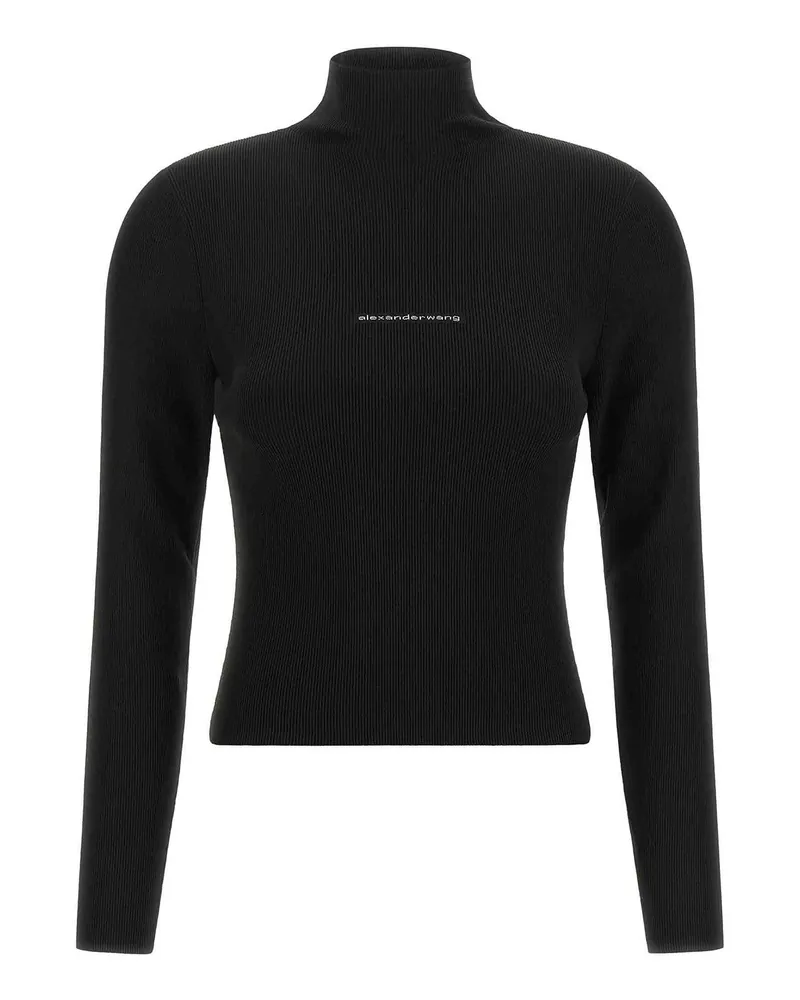 Alexander Wang Rundhalspullover - Schwarz Schwarz