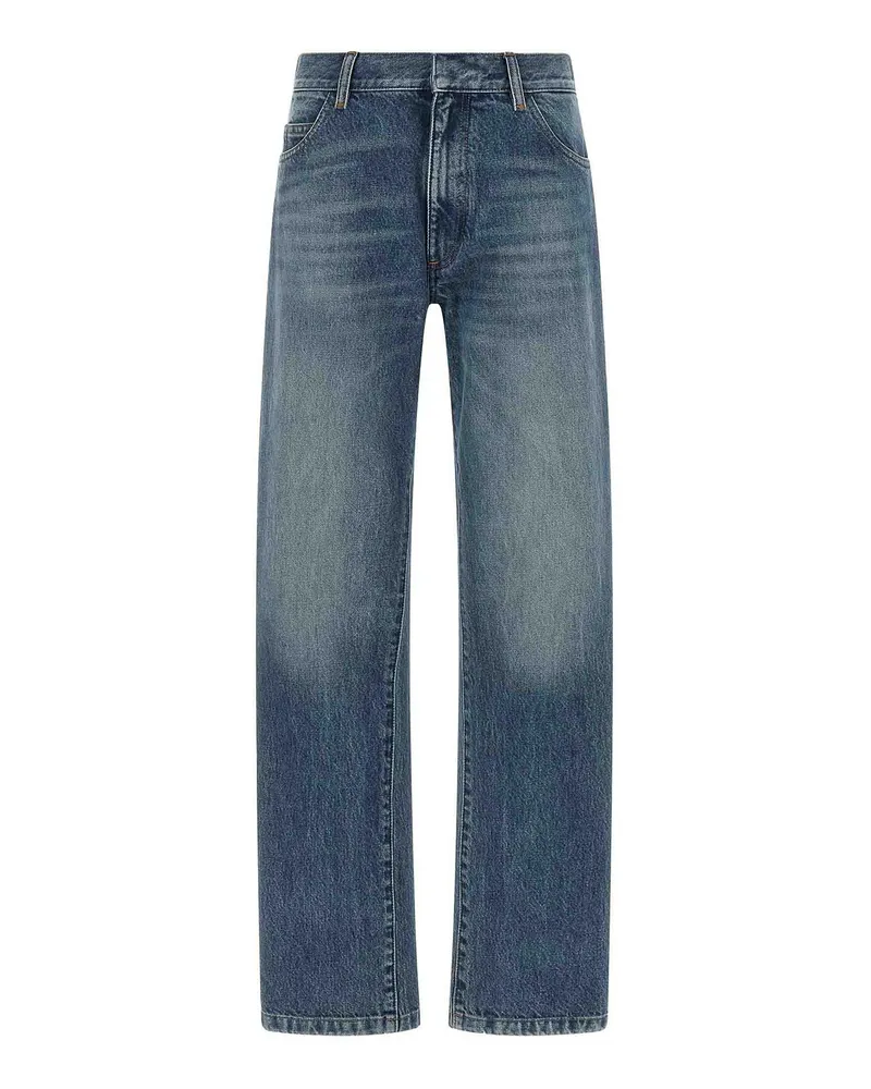 Maison Margiela Straight Leg Jeans - Blau Blau