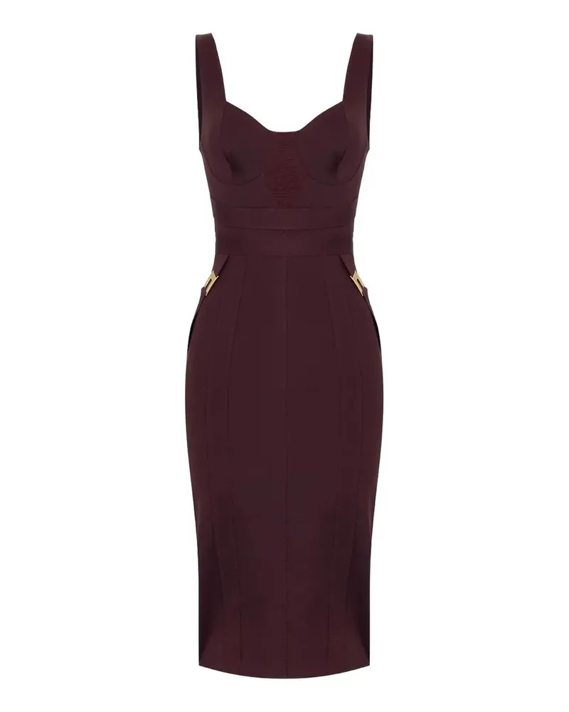 Elisabetta Franchi Knielanges Kleid - Rot Rot