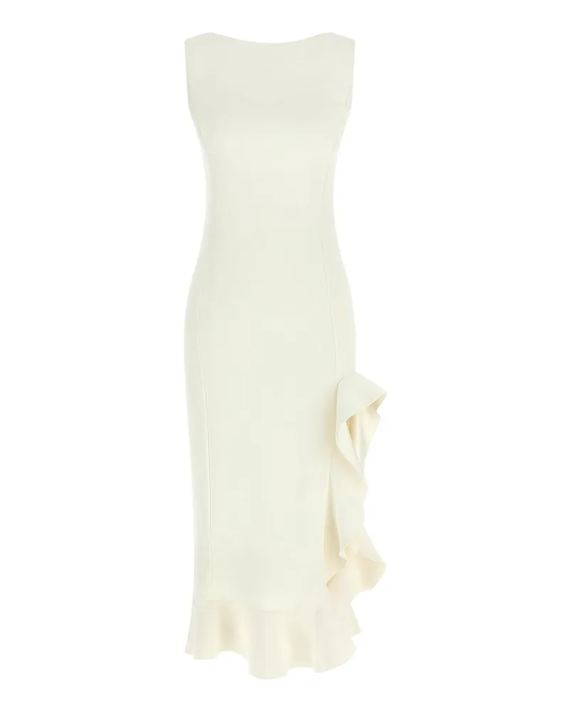 Pinko Knielanges Kleid - Weiß Weiß