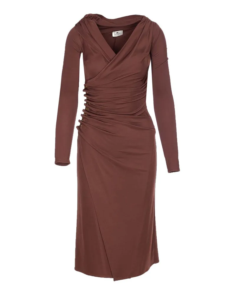 Elisabetta Franchi Maxikleid - Braun Braun