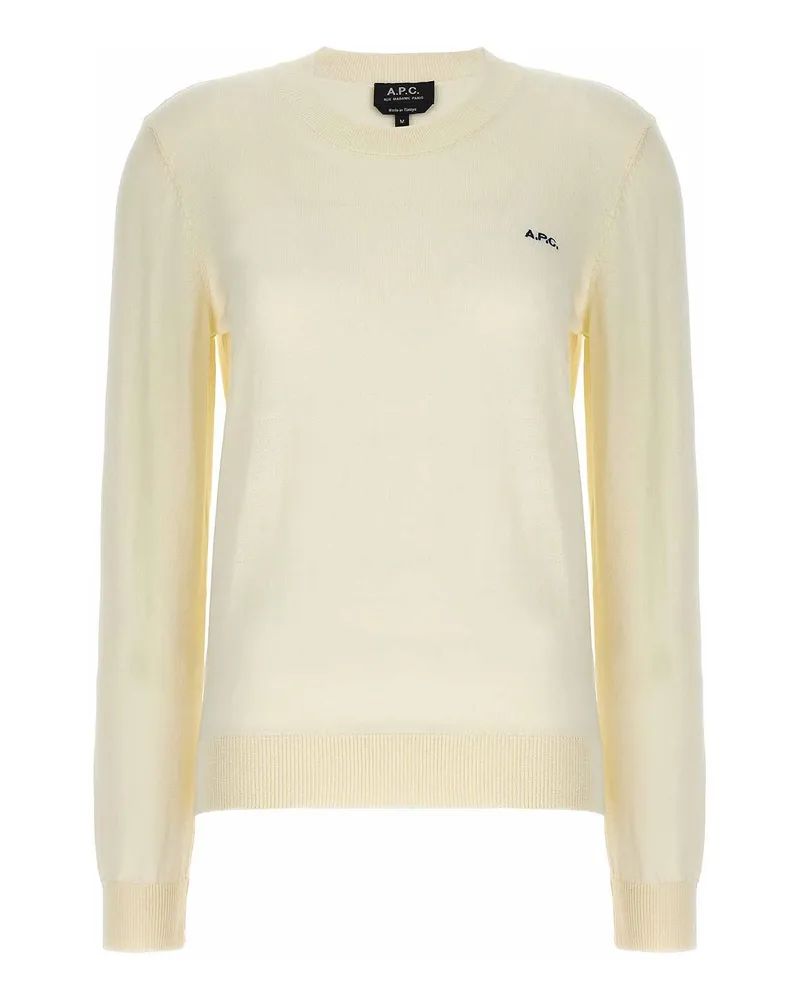 A.P.C. A. P.C. Rundhalspullover - Beige Beige
