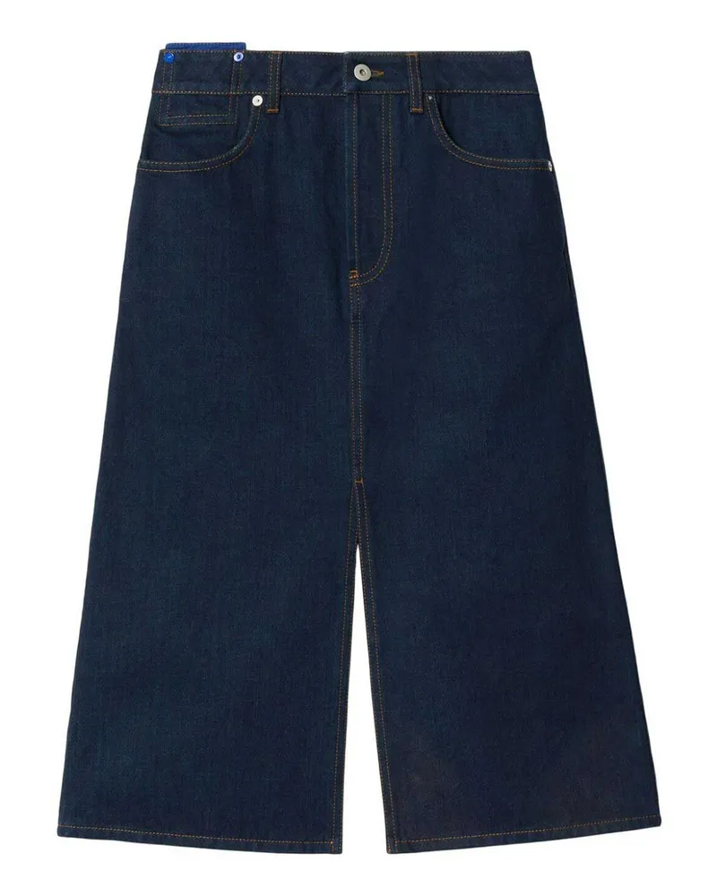 Burberry Midirock - Dunkles Jeansblau Dunkles