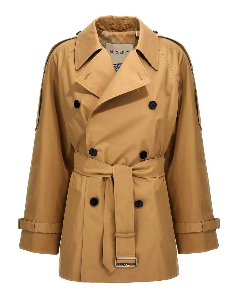 Burberry Kurzer Mantel - Beige Beige