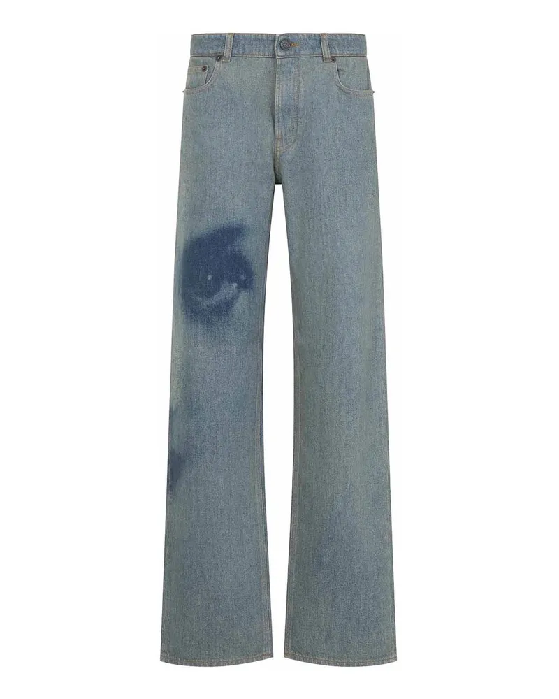 Jean Paul Gaultier Straight Leg Jeans - Beige Beige
