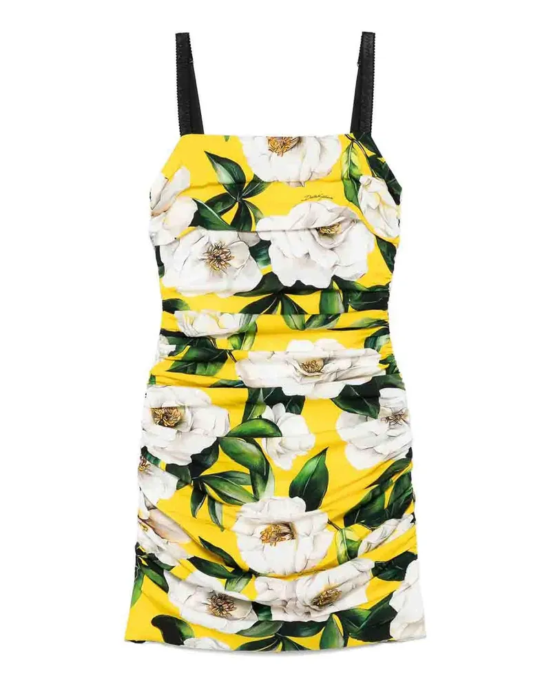Dolce & Gabbana Knielanges Kleid - Gelb Gelb