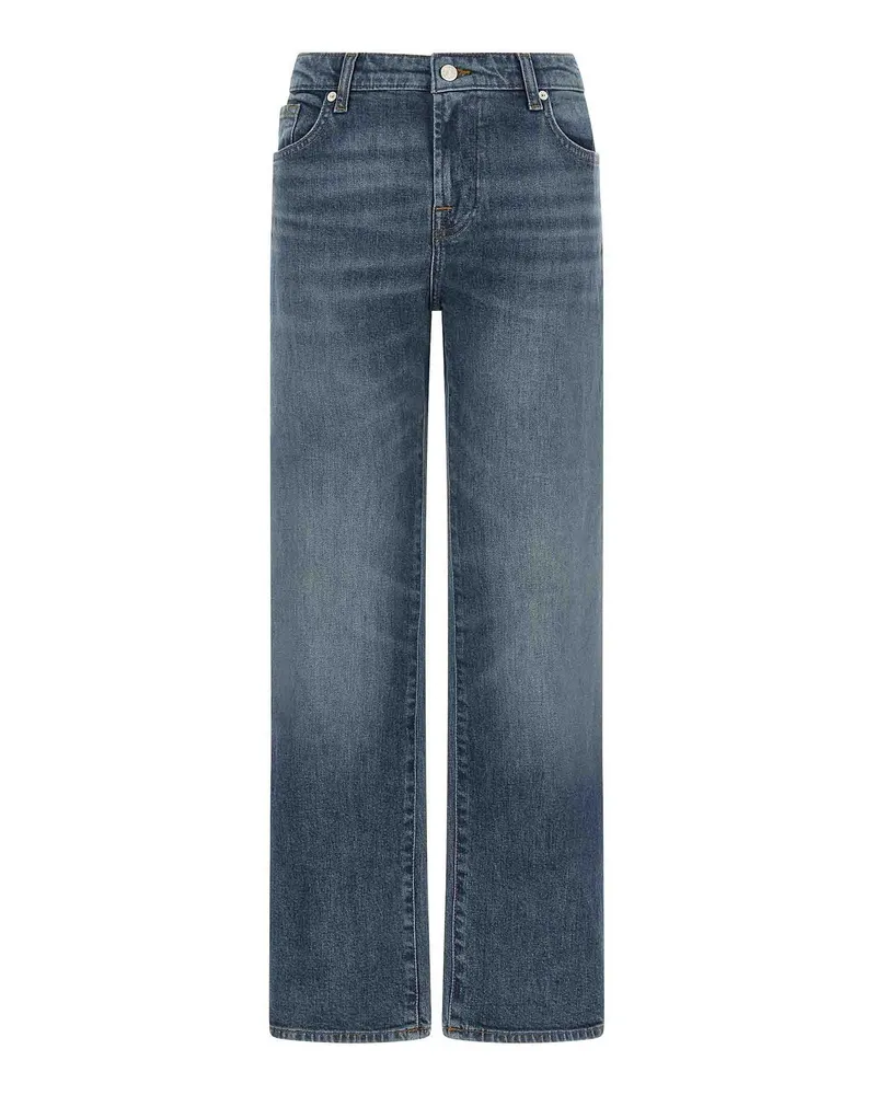7 for all mankind Straight Leg Jeans - Blau Blau