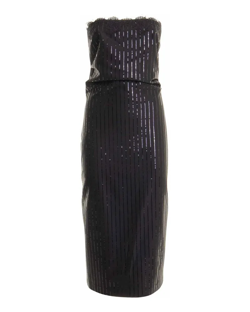 Ermanno Scervino Knielanges Kleid - Schwarz Schwarz
