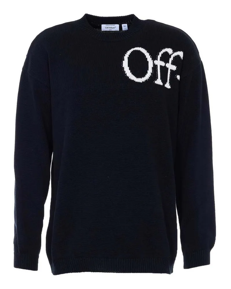 OFF-WHITE Rundhalspullover - Schwarz Schwarz