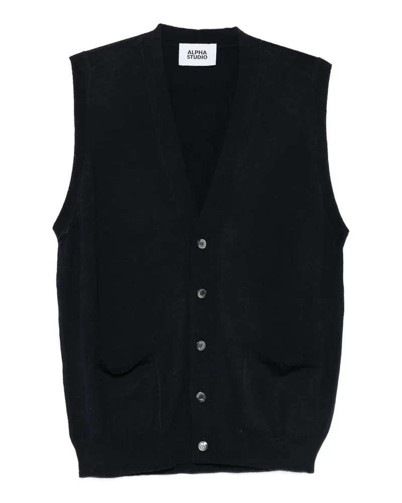 Alpha Studio Weste - Blau Blau