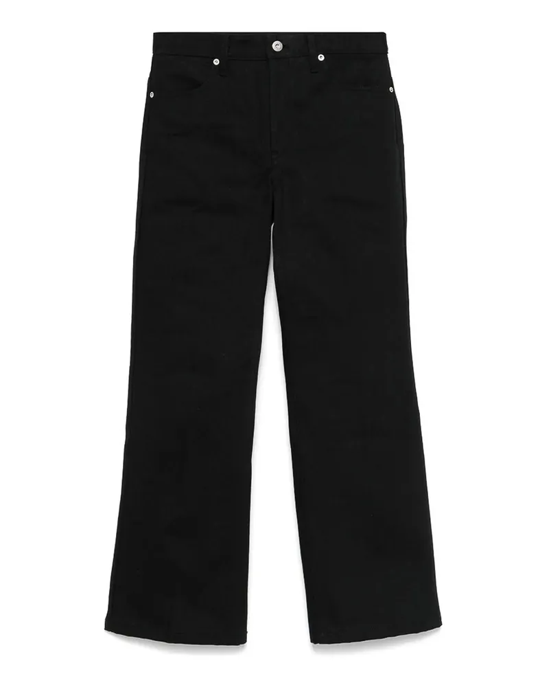 Jil Sander Bootcut Jeans - Schwarz Schwarz