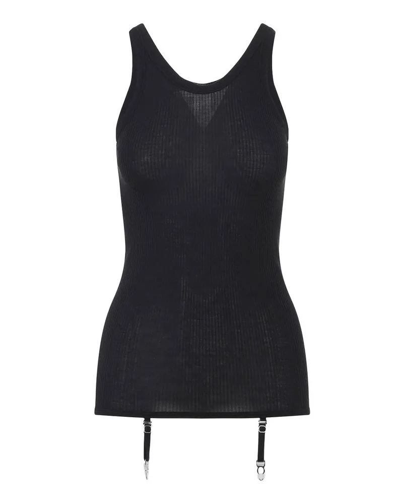 Christophe Lemaire Top - Schwarz Schwarz